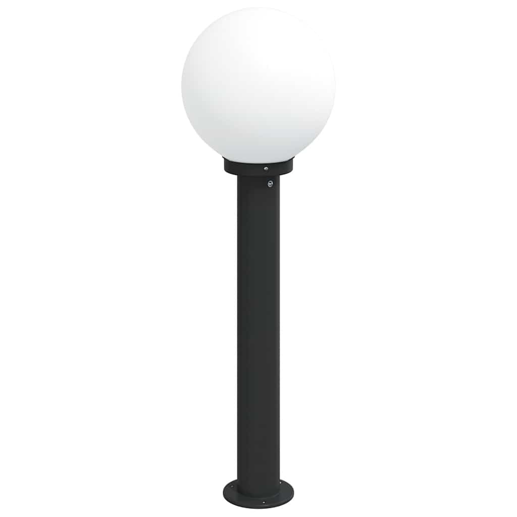 Stupić za zidne svjetiljke 3 kom 80 cm crne IP44