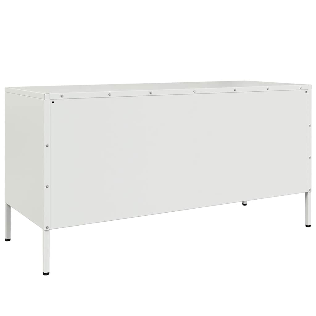 TV ormarić bijeli 100,5 x 39 x 50,5 cm čelični