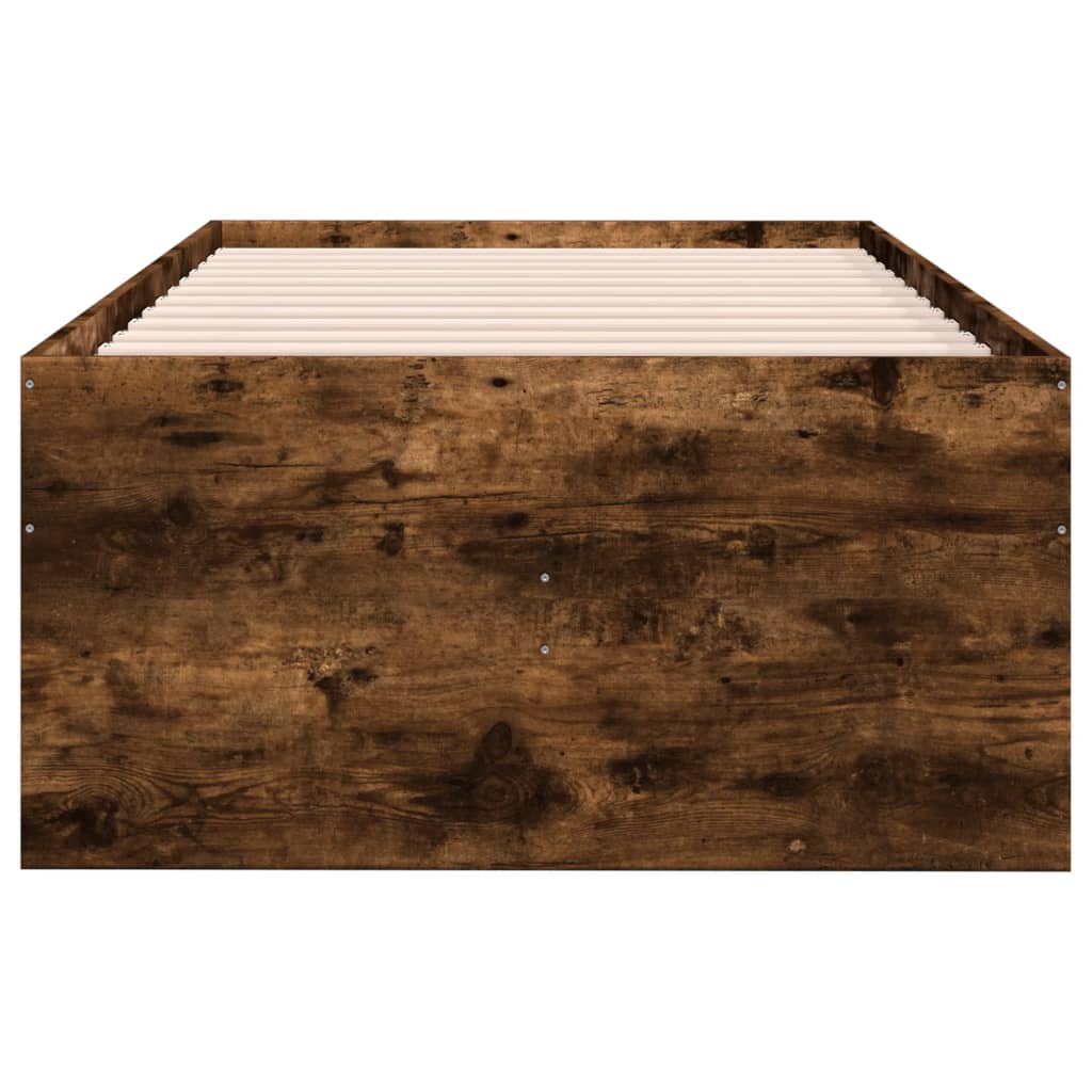 Dnevni krevet s ladicama bez madraca boja hrasta 90x200 cm