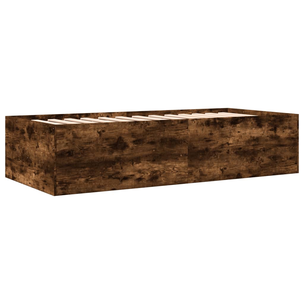 Dnevni krevet s ladicama bez madraca boja hrasta 90x200 cm