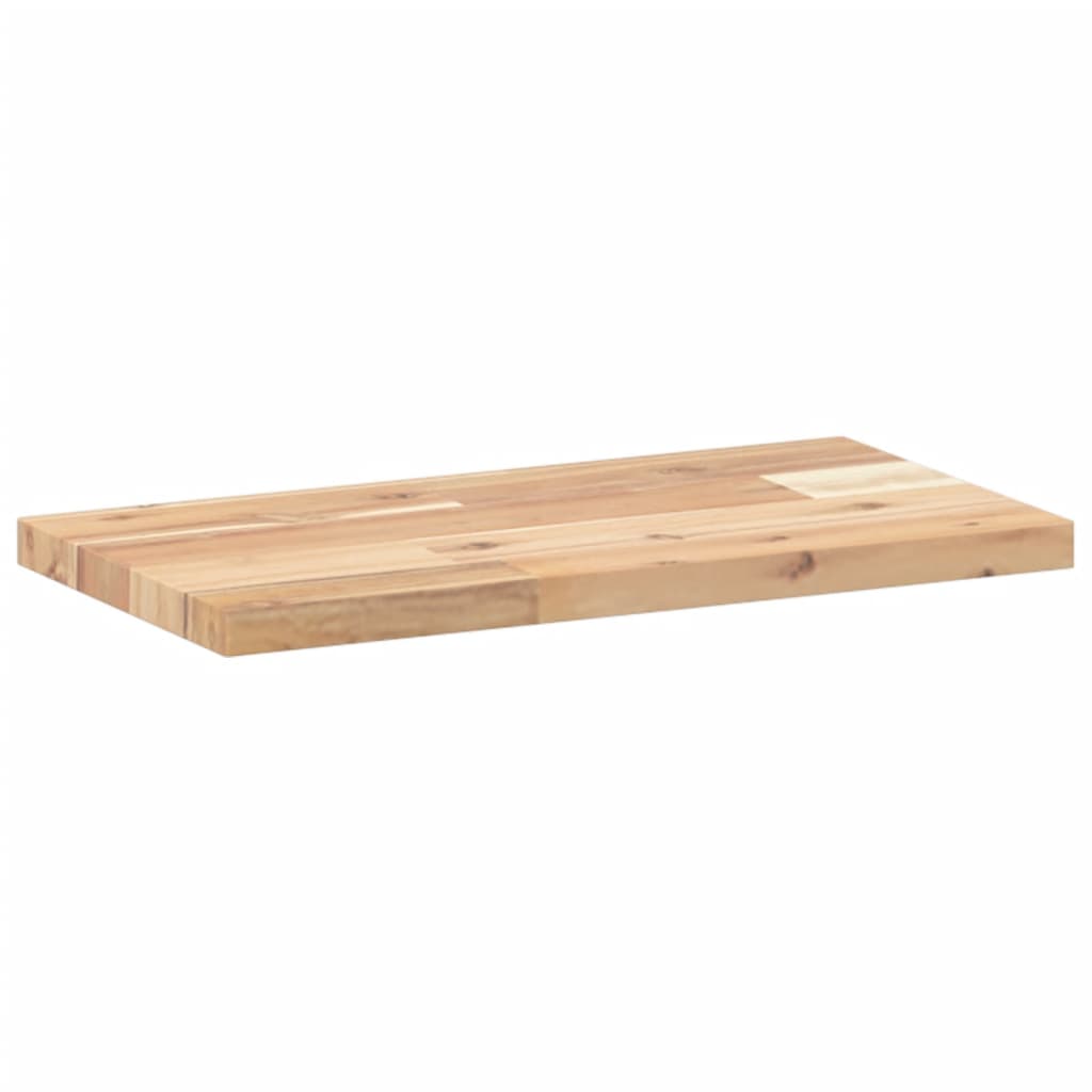 Plutajuće police 4 kom 60x20x2 cm Neobrađeno puno drvo akacije