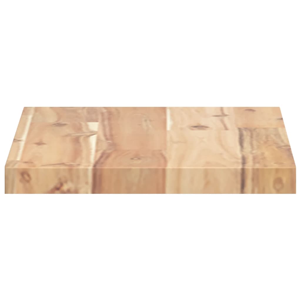 Plutajuće police 4 kom 60x20x2 cm Neobrađeno puno drvo akacije