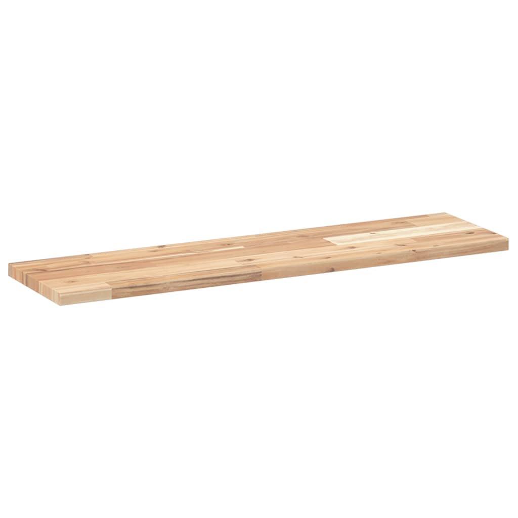 Plutajuće police 4 kom 100x20x2 cm Neobrađeno puno drvo akacije