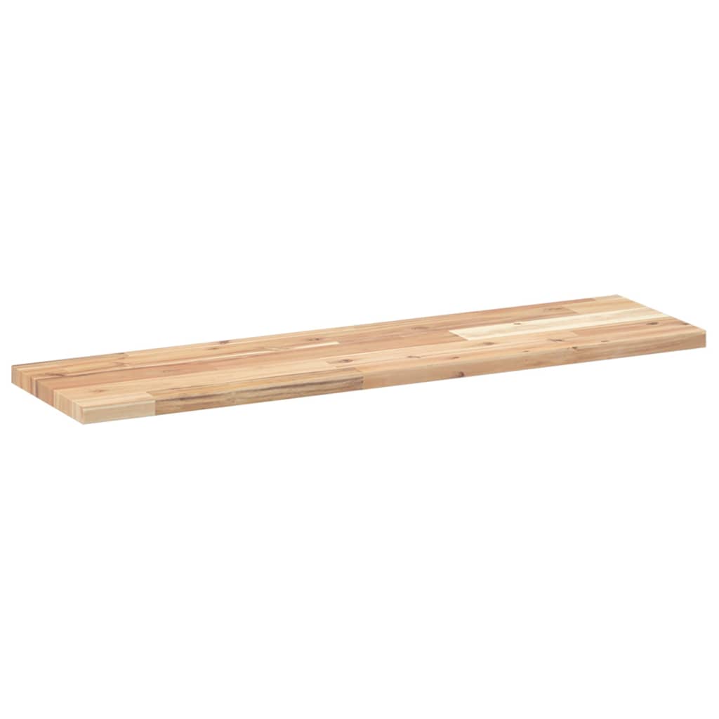 Plutajuće police 4 kom 100x20x2 cm Neobrađeno puno drvo akacije