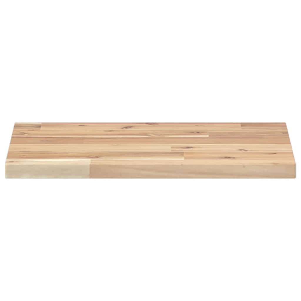 Plutajuće police 4 kom 40x30x2 cm Neobrađeno puno drvo akacije