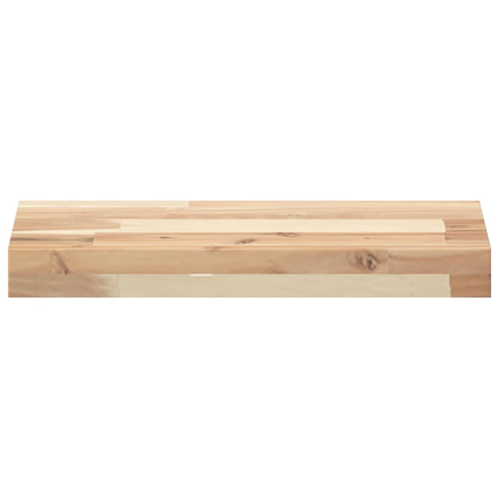 Plutajuća polica 60x20x4 cm Neobrađeno puno drvo akacije
