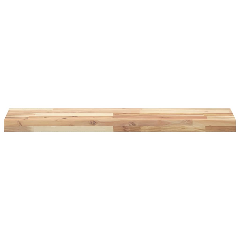 Plutajuća polica 80x20x4 cm Neobrađeno puno drvo akacije