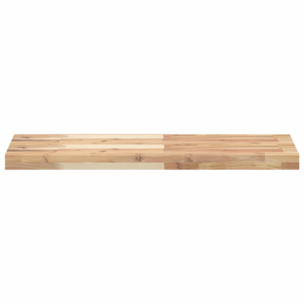 Plutajuće police 2 kom 80x30x4 cm Neobrađeno puno drvo akacije
