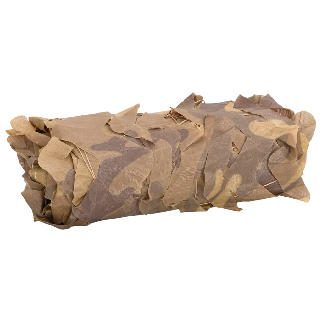 Kamuflažna mreža s torbom za pohranu 809 x 207 cm Pješčana
