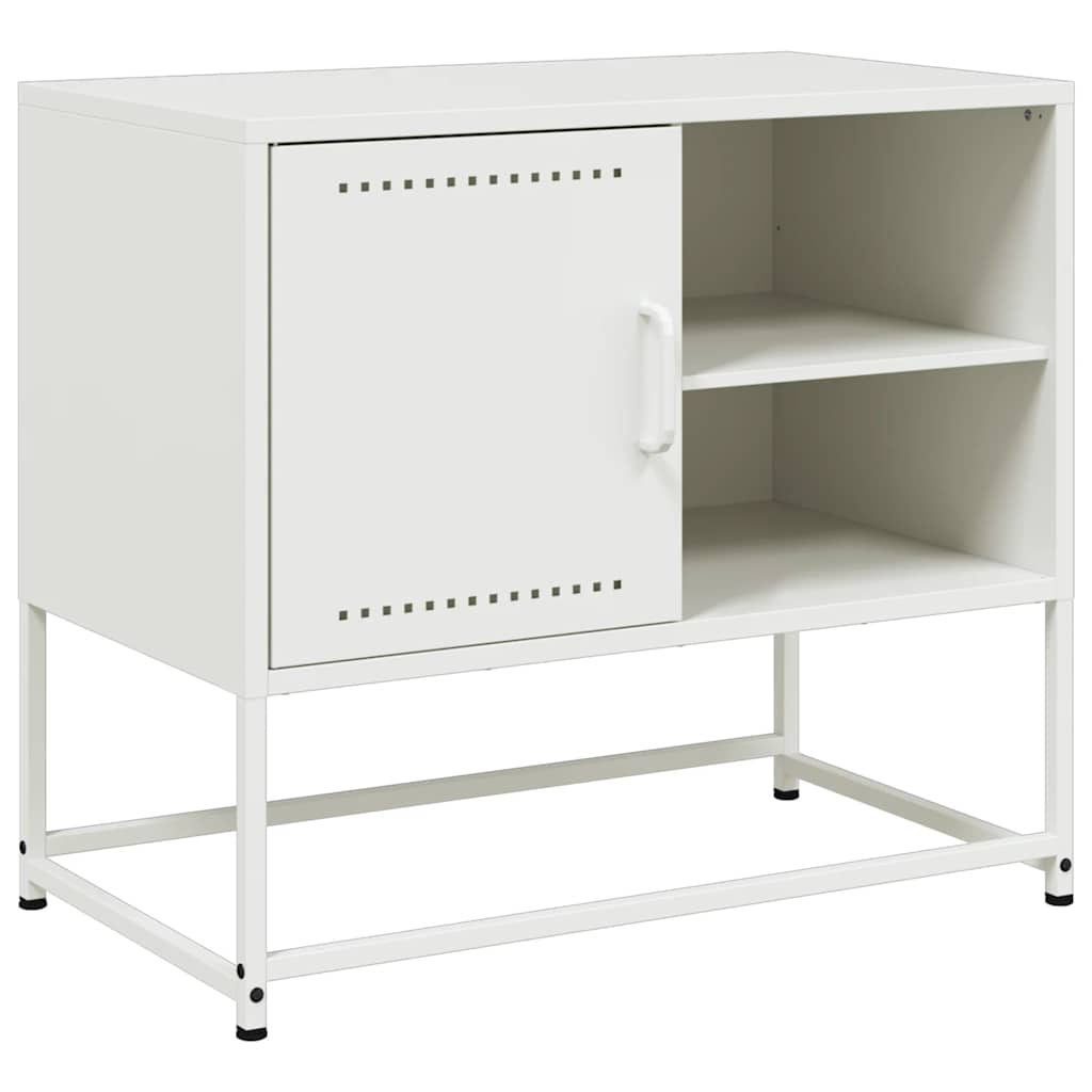 TV ormarić crni 68x39x60,5 cm bijeli