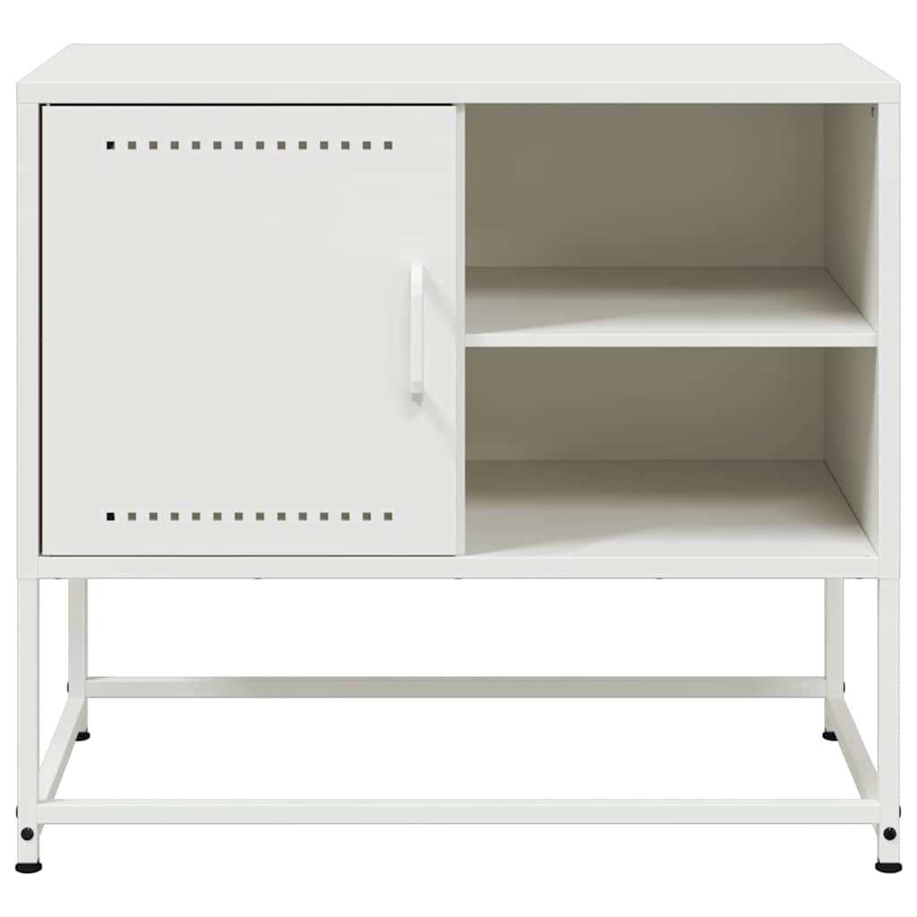 TV ormarić crni 68x39x60,5 cm bijeli