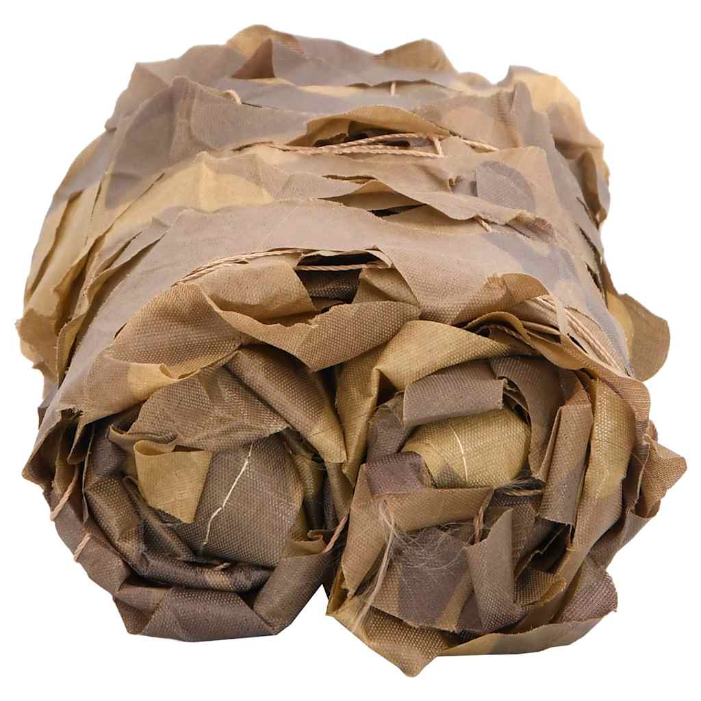 Kamuflažna mreža s torbom za pohranu 613 x 138 cm Pješčana