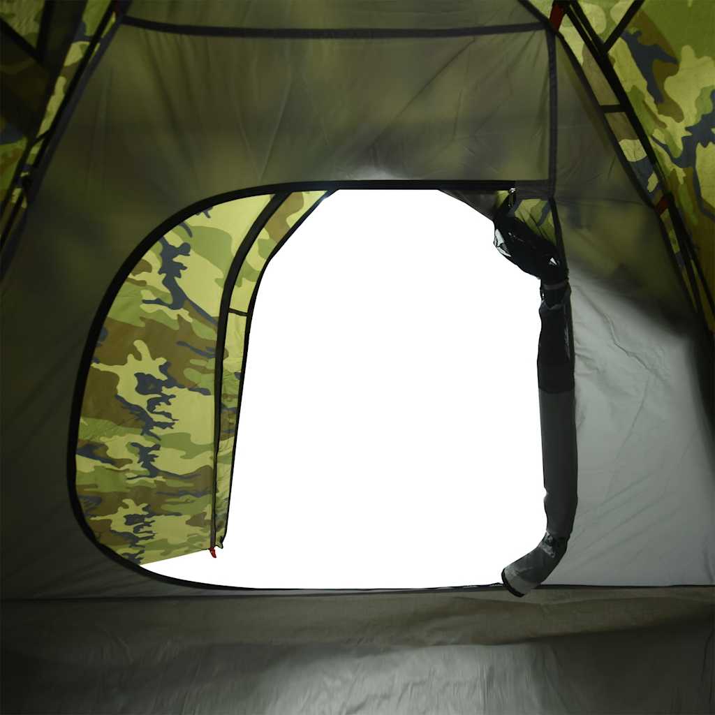 Kupolasti šator za kampiranje za 4 osobe maskirni vodootporni
