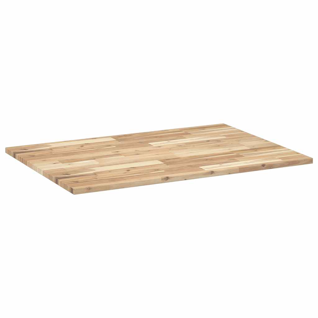 Stolna ploča 100x70x2 cm pravokutna od masivnog drva bagrema