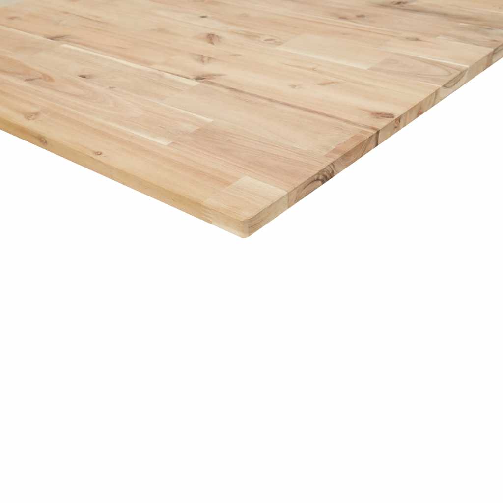 Stolna ploča 100x70x2 cm pravokutna od masivnog drva bagrema