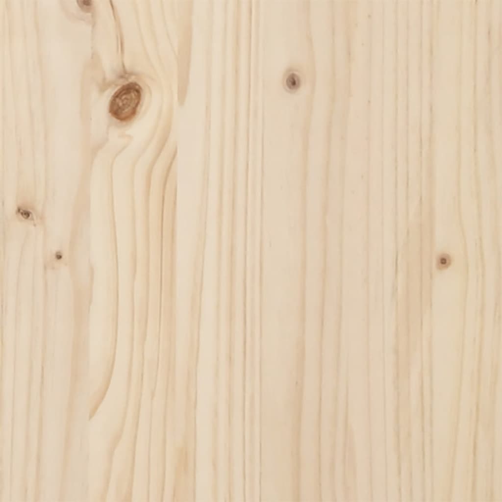 Stolić za kavu X-oblika 60x60x40,5 cm od borovine i čelik