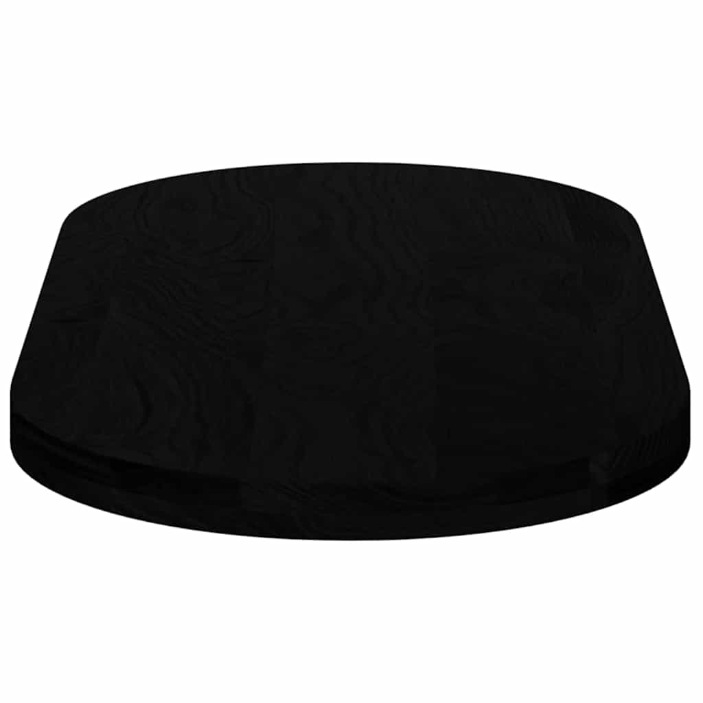 Stolna ploča tamnosmeđa 100x50x4 cm ovalna masivna hrastovina