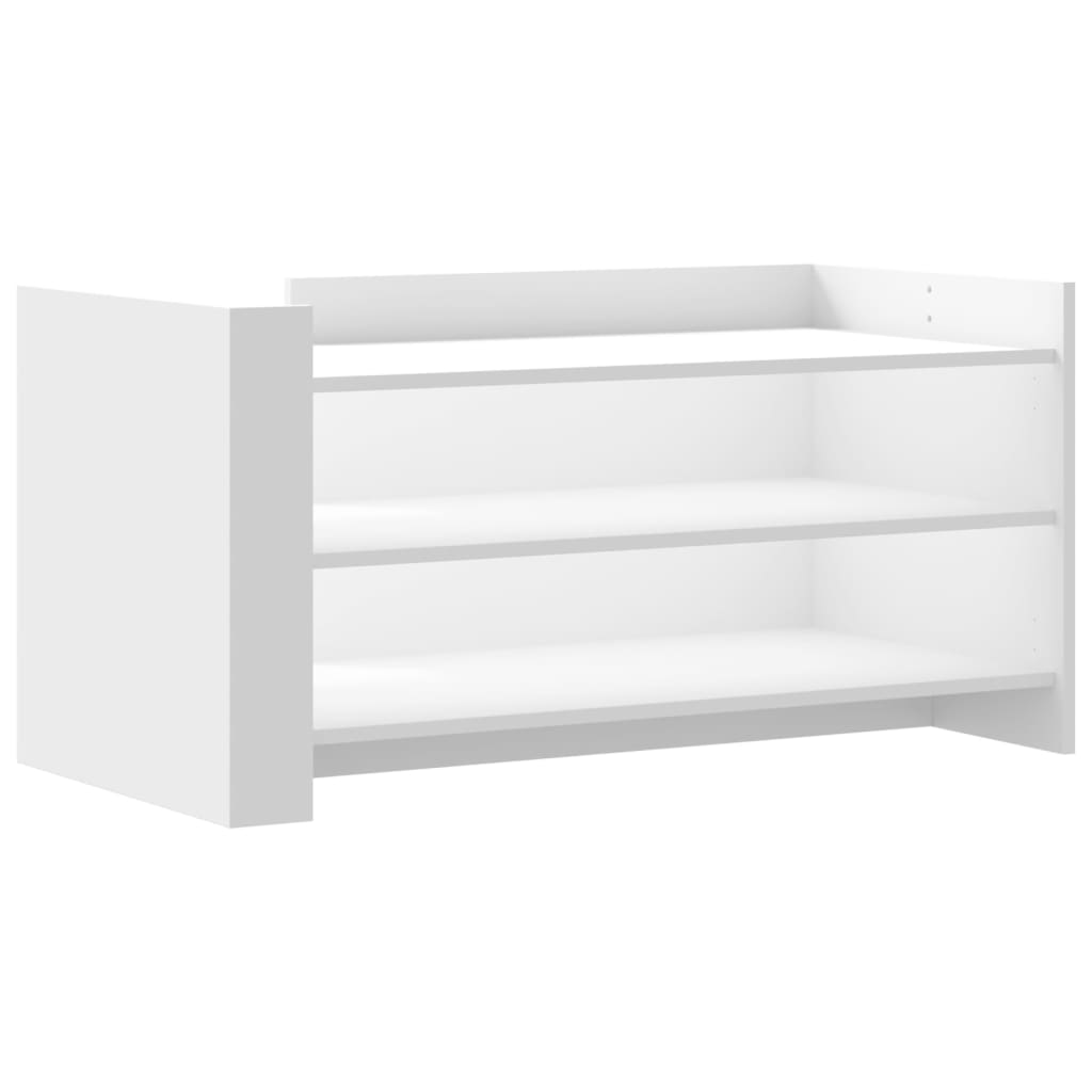 Stolić za kavu bijeli 100 x 50 x 50 cm od konstruiranog drva