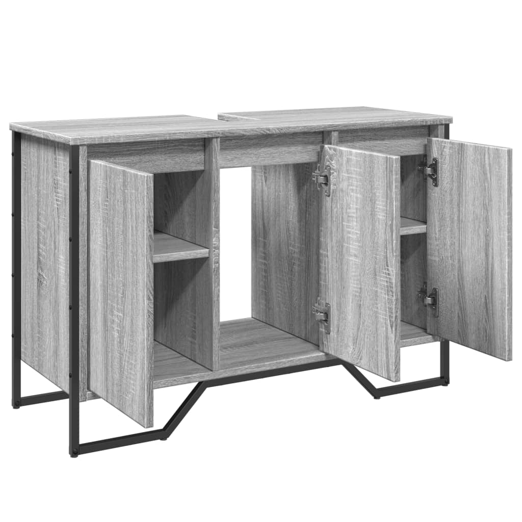 Ormarić za umivaonik boja hrasta 91x35x60 cm konstruirano drvo