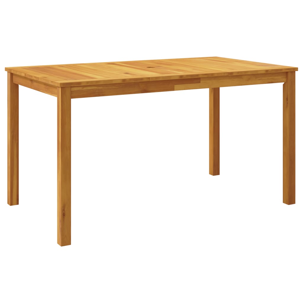 5-dijelni vrtni blagovaonski set 140x80x74 cm od masivnog bagremovog drva