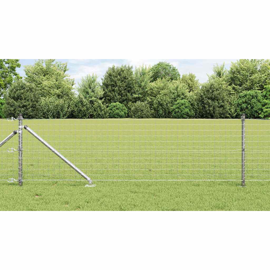 Stup za ogradu 52 pcs Siva 3,2 x 3,2 x 165 cm