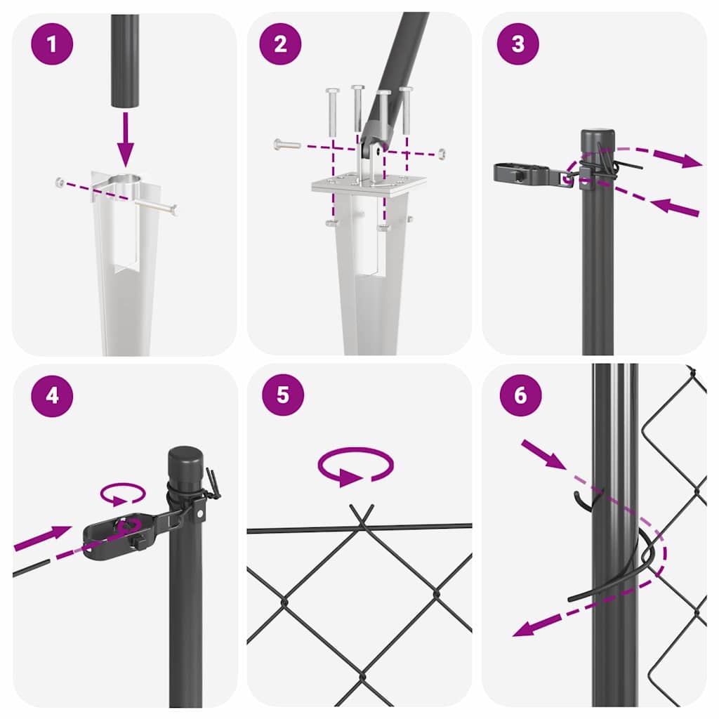 Zavareno žičano ograđivanje s bodljama 10 x 0,8 m Siva Mreža