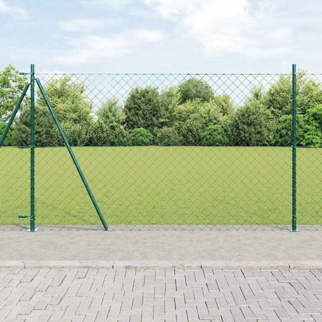 Zavareno žičano ogradno mreža s betonskom podlogom 25 x 1,4 m