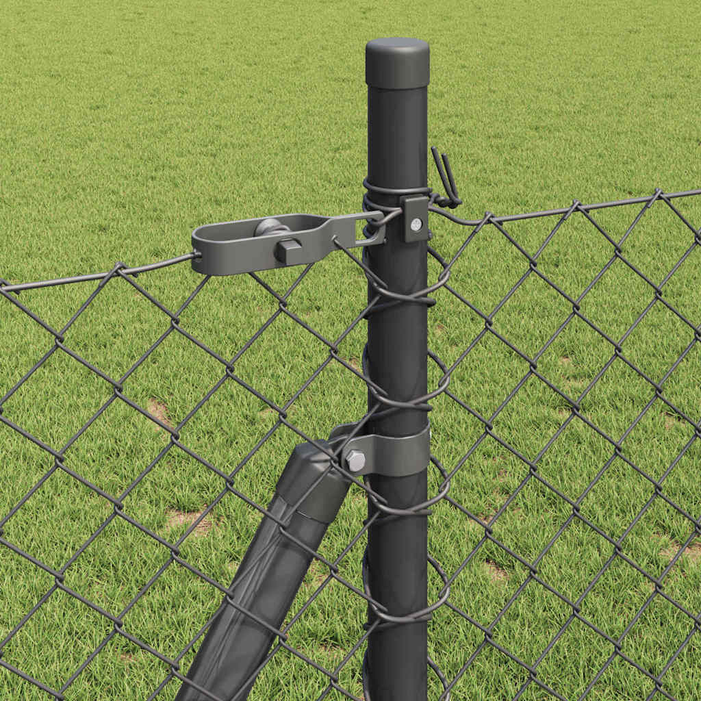 Zavareno žičano ogradno mreža s betonskom podlogom 10 x 0,8 m