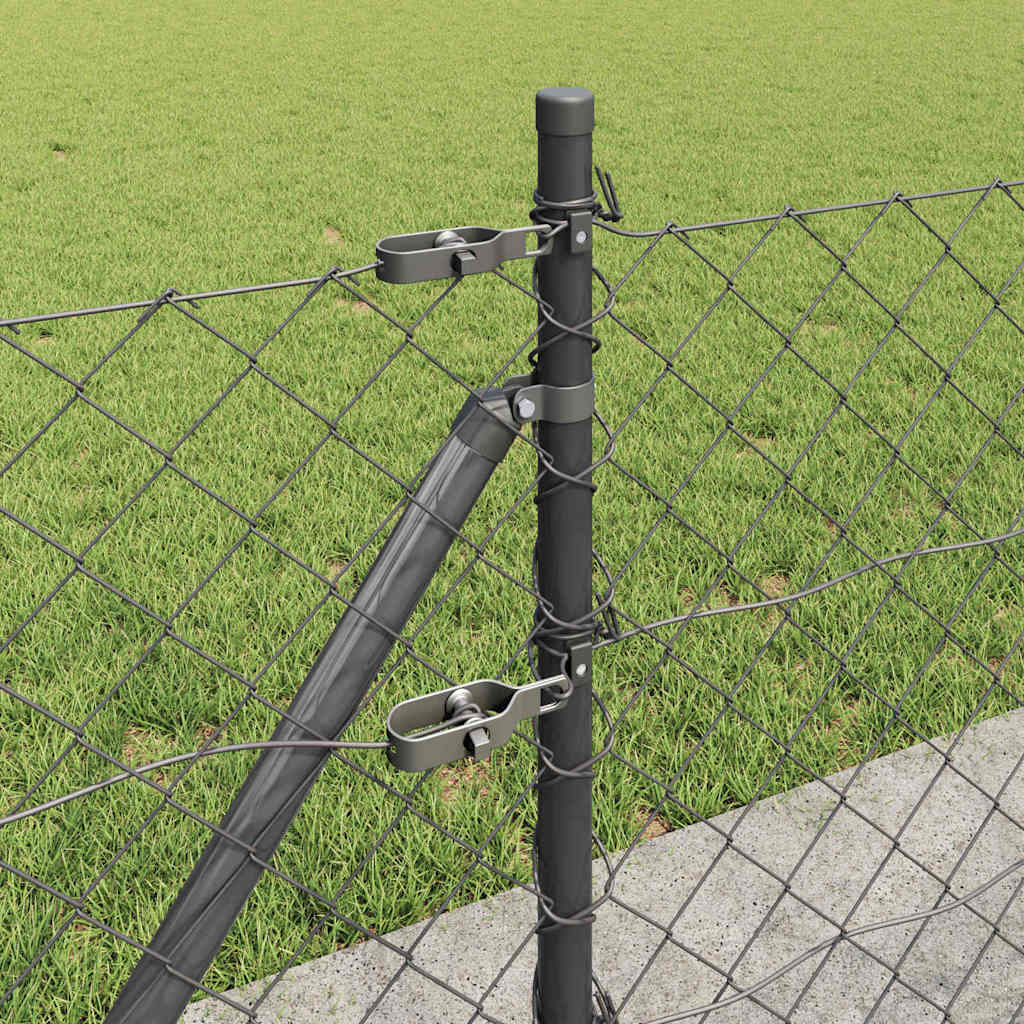 Zavareno žičano ogradno mreža s betonskom podlogom 10 x 0,6 m