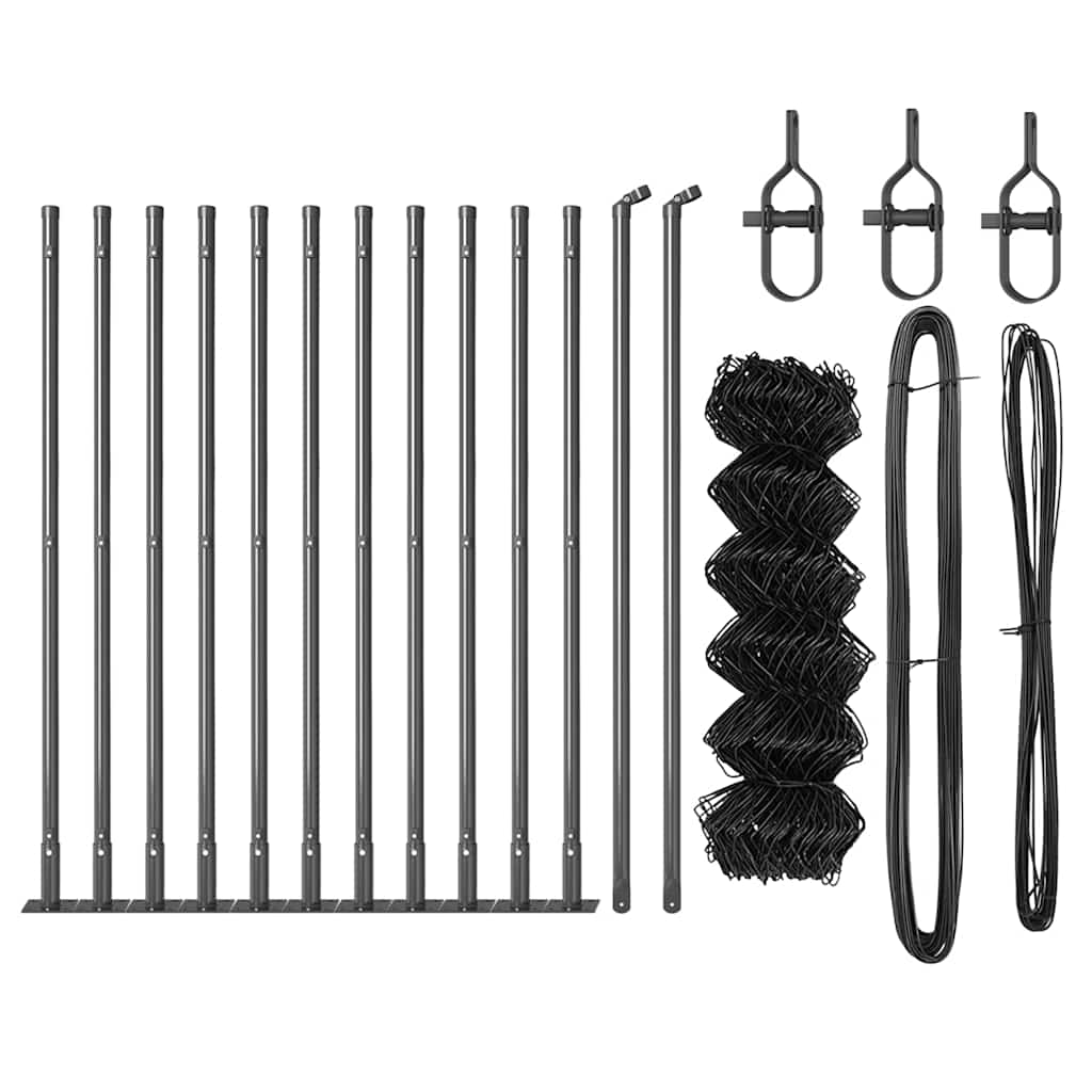 Zavareno žičano ogradno mreža s betonskom podlogom 25 x 0,4 m
