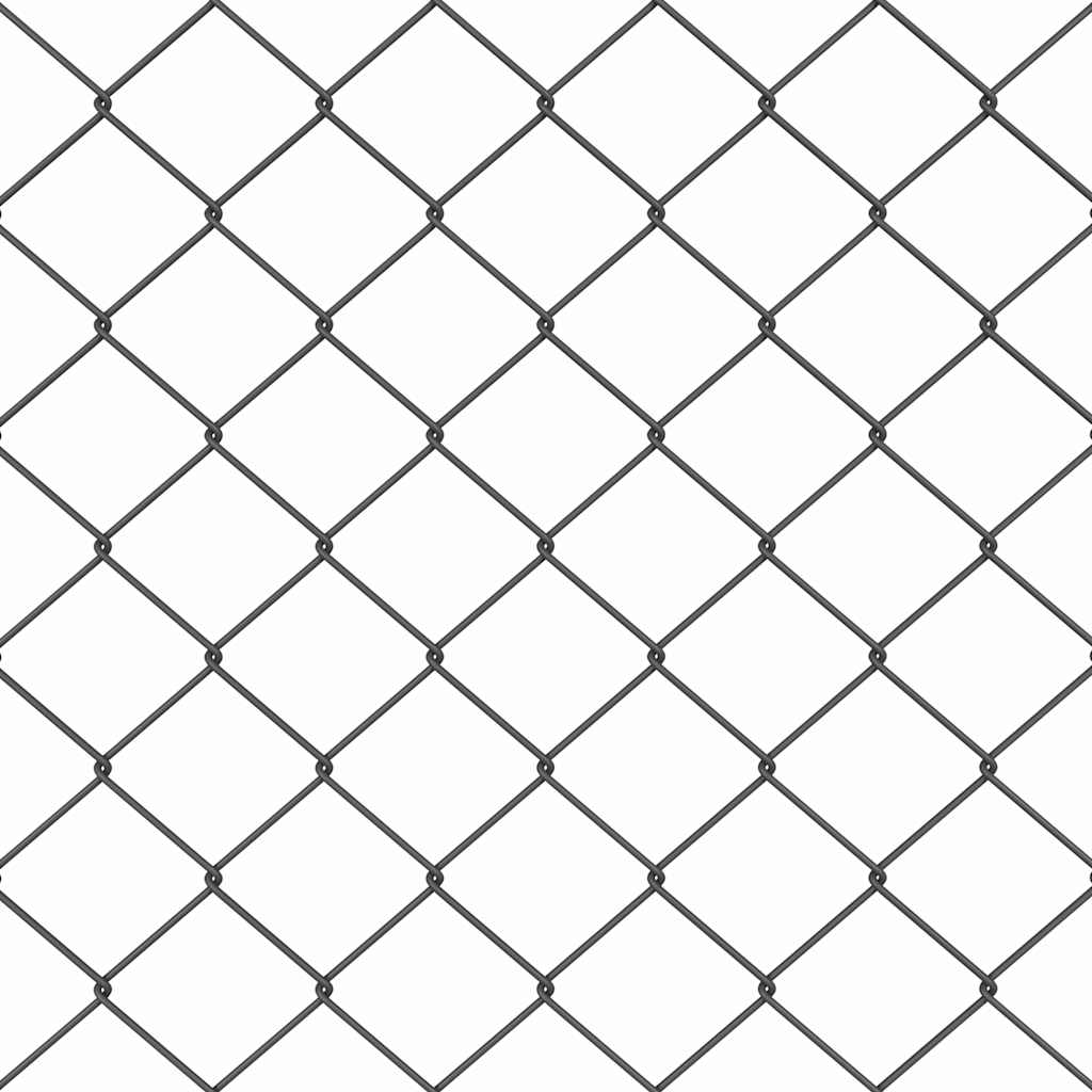 Zavareno žičano ogradno mreža s betonskom podlogom 25 x 0,6 m