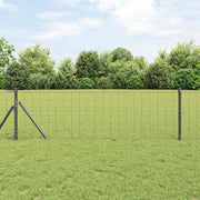 Temeljna zavarena žičana ograda 10 x 0,6 m Siva Mreža