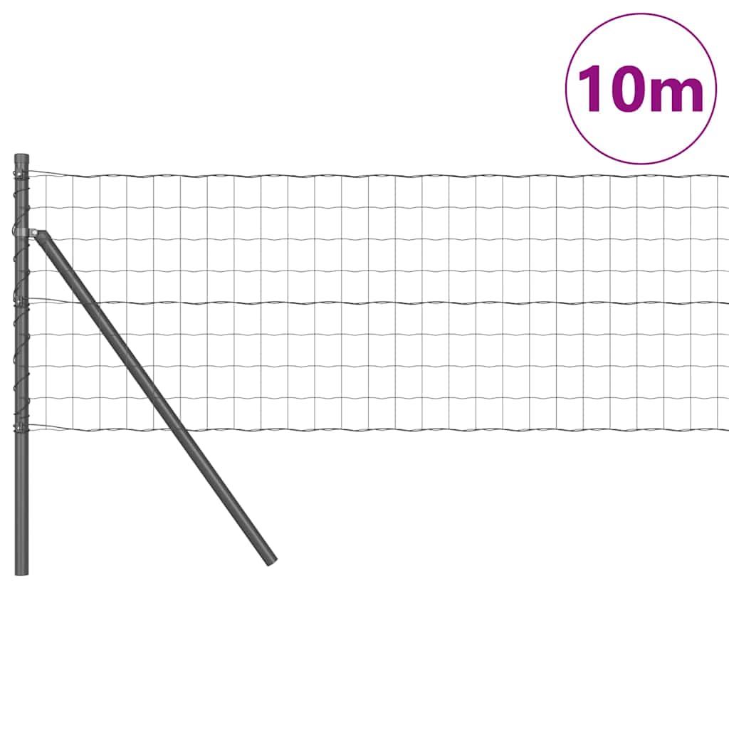 Temeljna zavarena žičana ograda 10 x 0,8 m (Š x V)