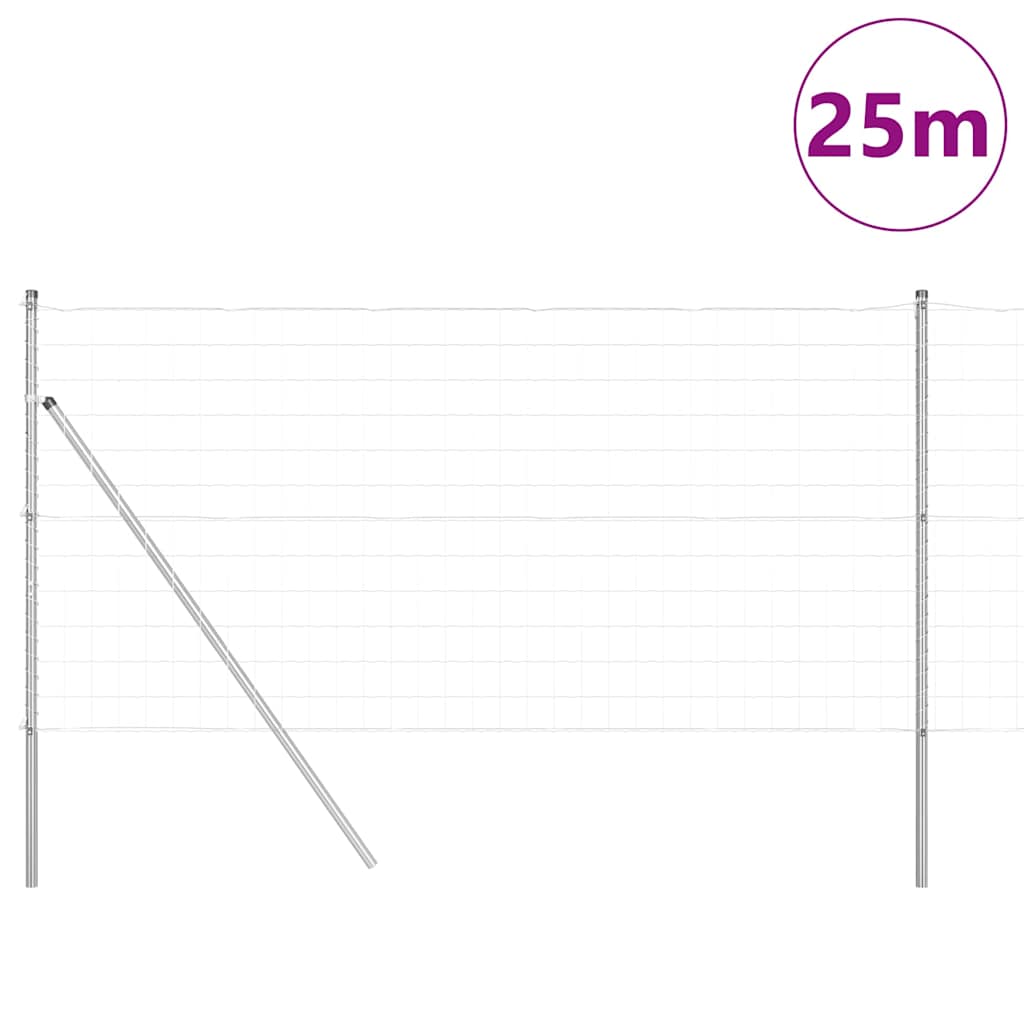 Temeljna zavarena žičana ograda 25 x 1,2 m (Š x V)