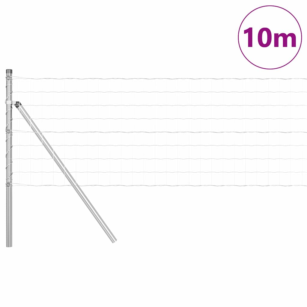 Temeljna zavarena žičana ograda 10 x 0,8 m (Š x V)