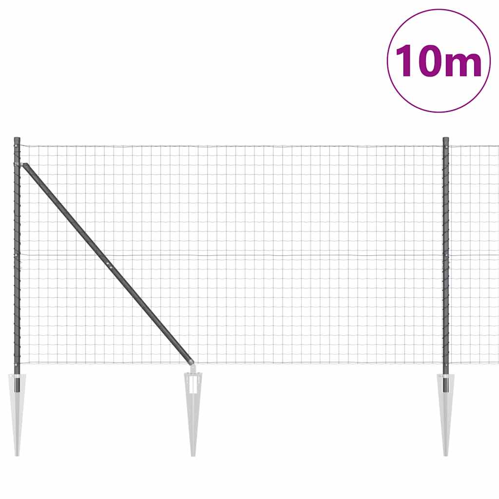 Zavareno žičano ograđivanje s bodljama 10 x 1,4 m (Š x V)