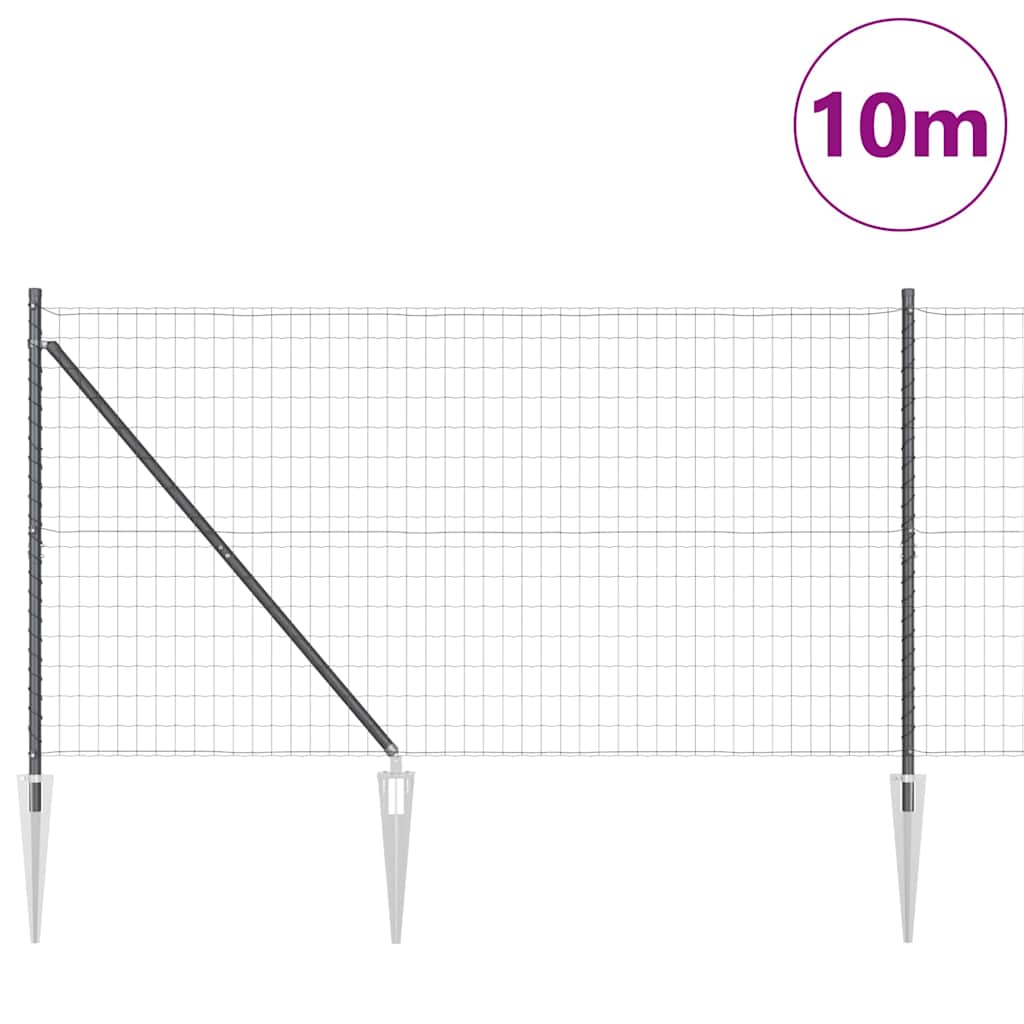 Zavareno žičano ograđivanje s bodljama 10 x 1,2 m (Š x V)