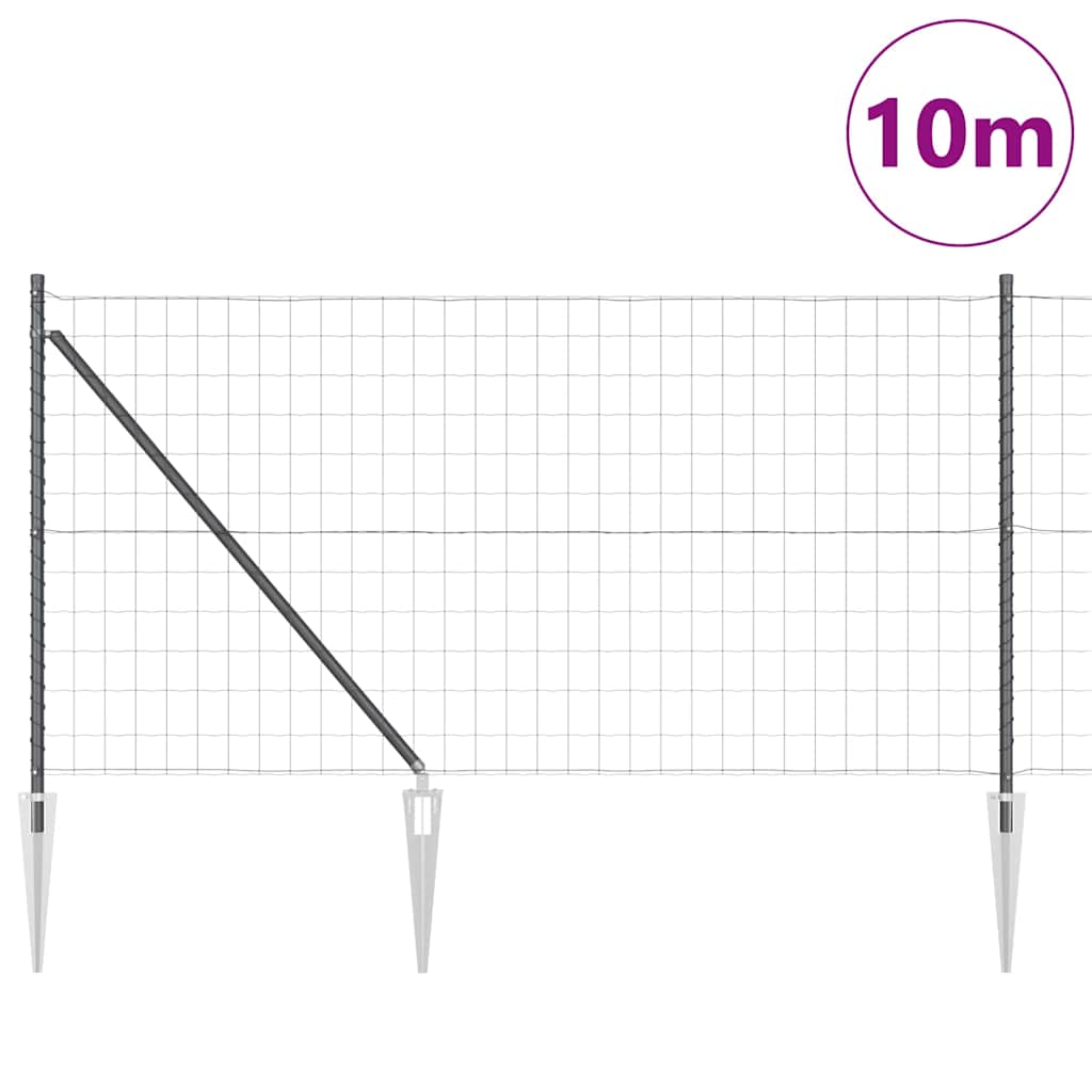 Zavareno žičano ograđivanje s bodljama 10 x 1 m (Š x V)