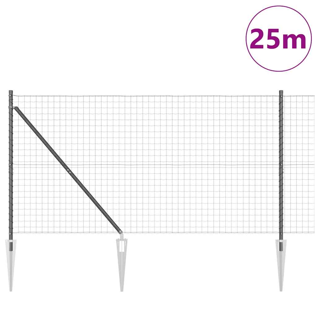 Zavareno žičano ograđivanje s bodljama 25 x 1,2 m (Š x V)
