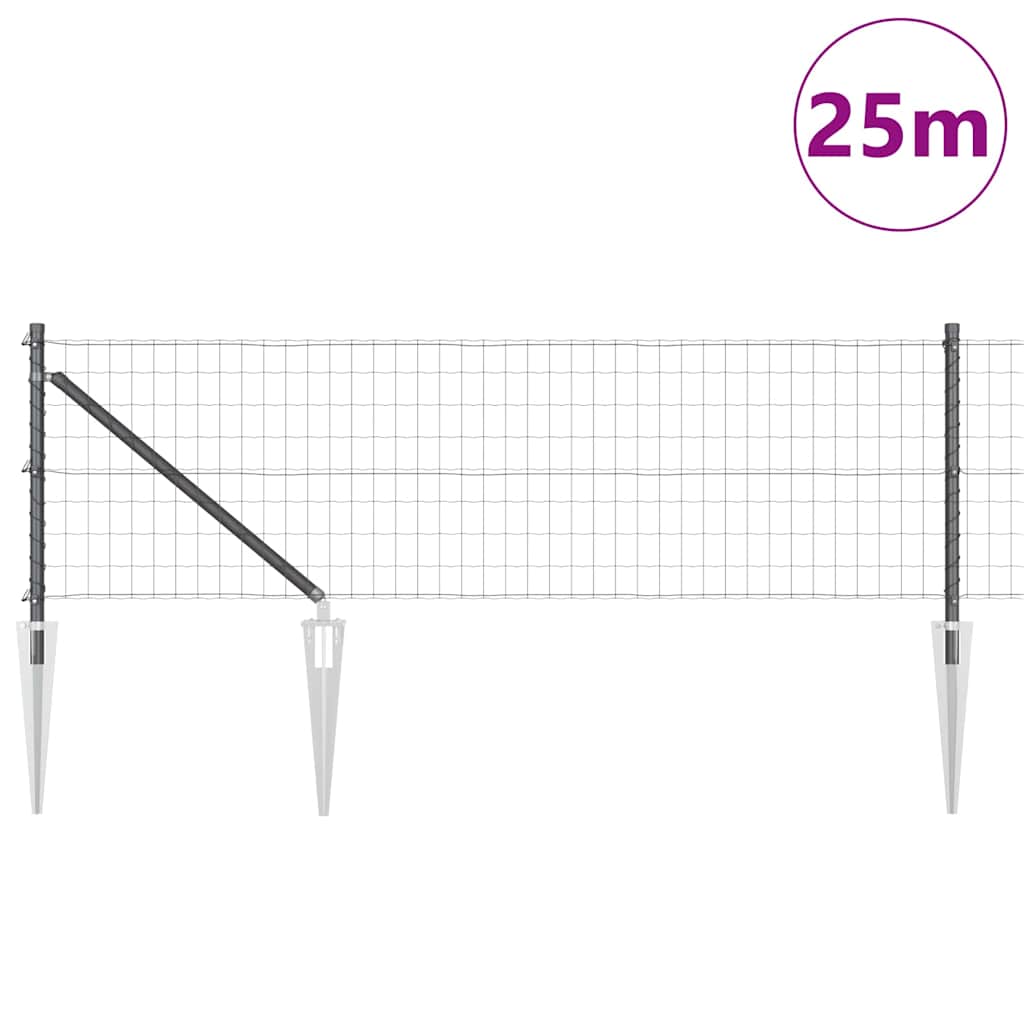 Zavareno žičano ograđivanje s bodljama 25 x 0,8 m (Š x V)