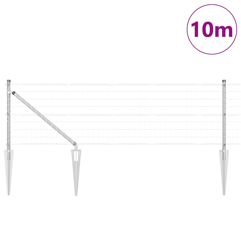 Zavareno žičano ograđivanje s bodljama 10 x 0,4 m (Š x V)