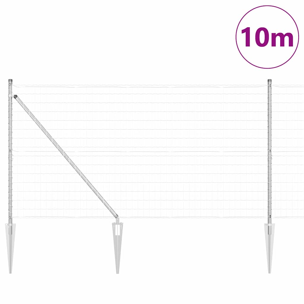Zavareno žičano ograđivanje s bodljama 10 x 1,2 m (Š x V)