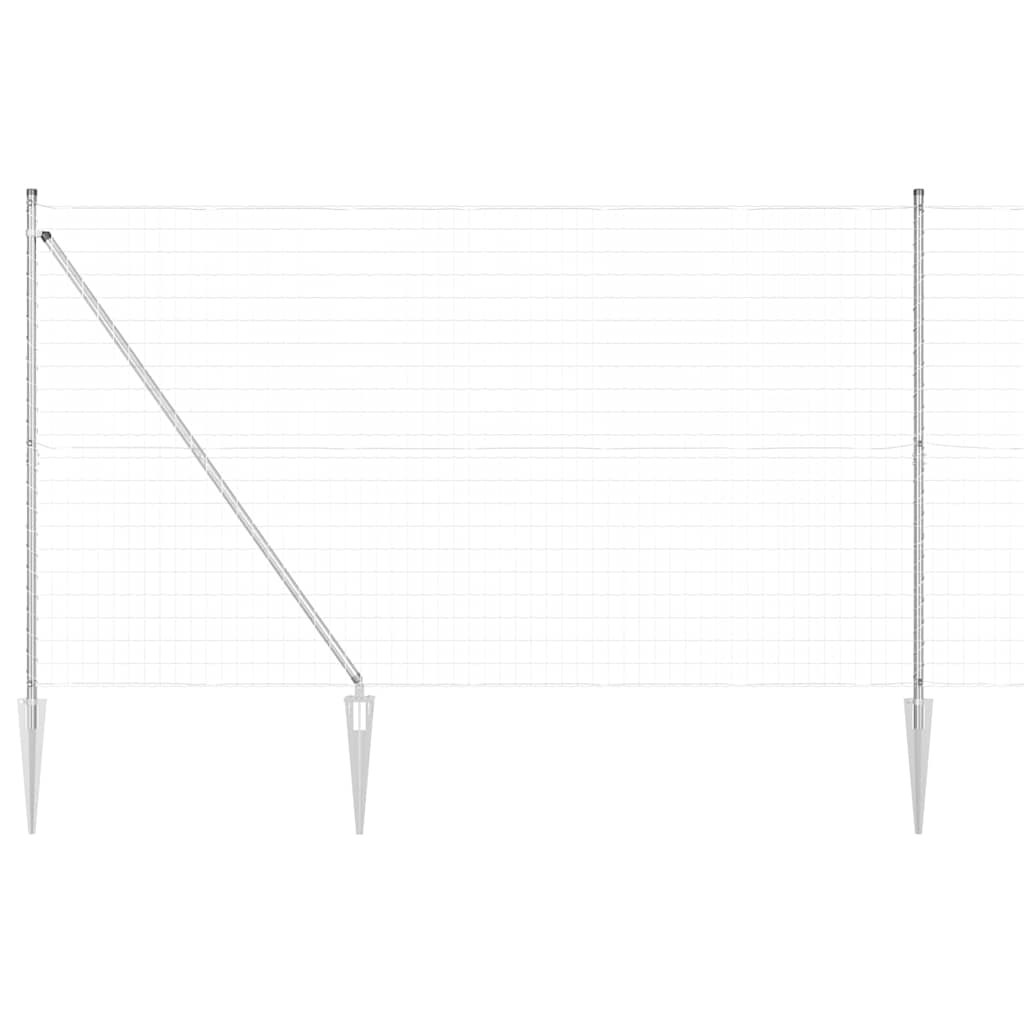 Zavareno žičano ograđivanje s bodljama 10 x 1,5 m (Š x V)