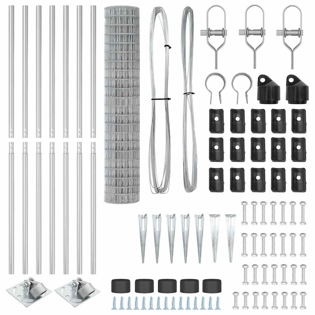 Zavareno žičano ograđivanje s bodljama 10 x 1,6 m (Š x V)