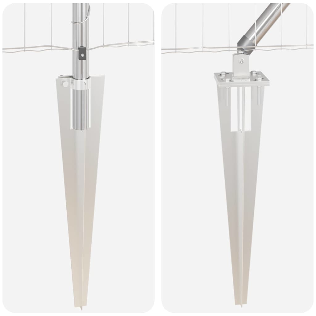 Zavareno žičano ograđivanje s bodljama 10 x 1,5 m (Š x V)