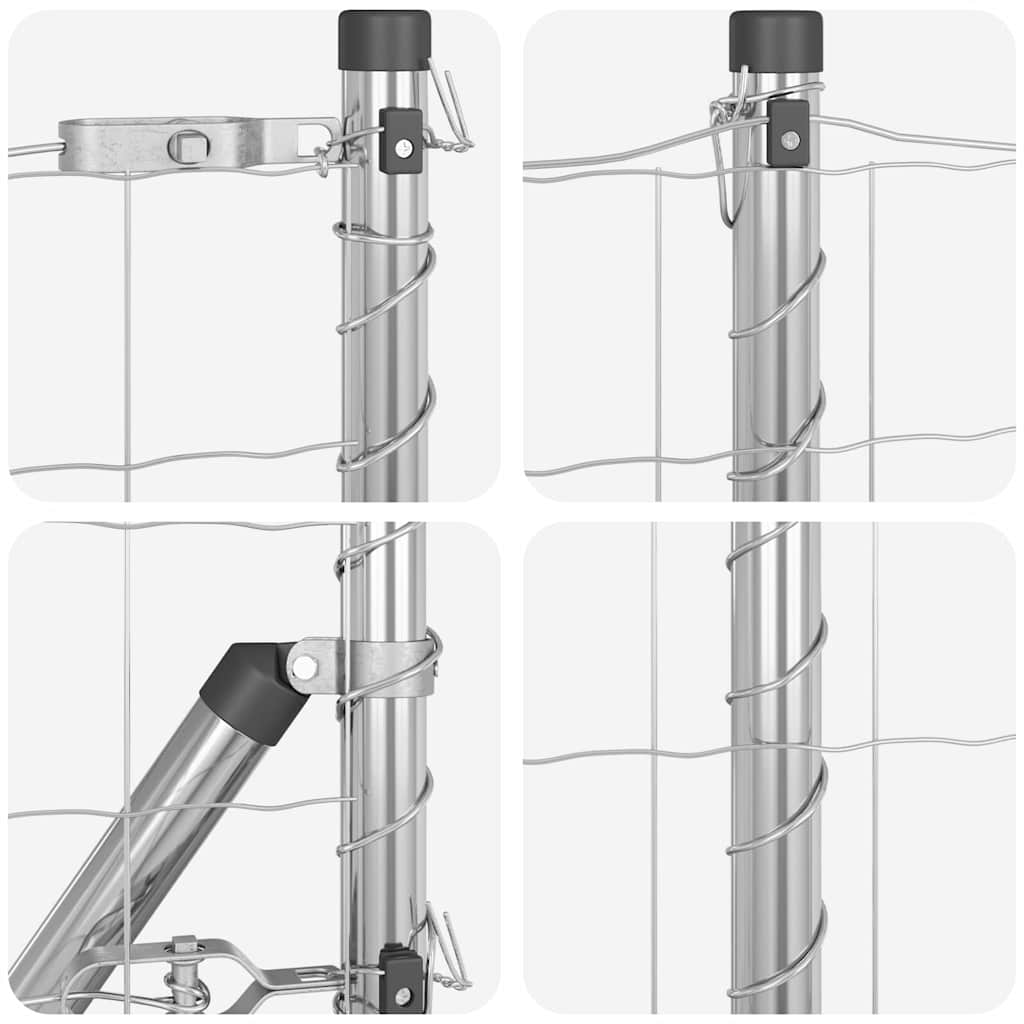 Zavareno žičano ograđivanje s bodljama 10 x 0,8 m (Š x V)