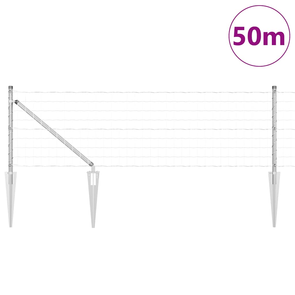 Zavareno žičano ograđivanje s bodljama 50 x 0,6 m (Š x V)