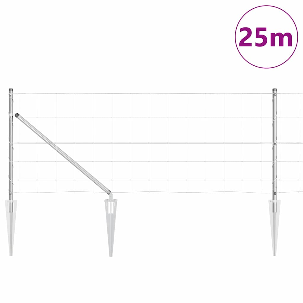 Zavareno žičano ograđivanje s bodljama 25 x 0,8 m (Š x V)