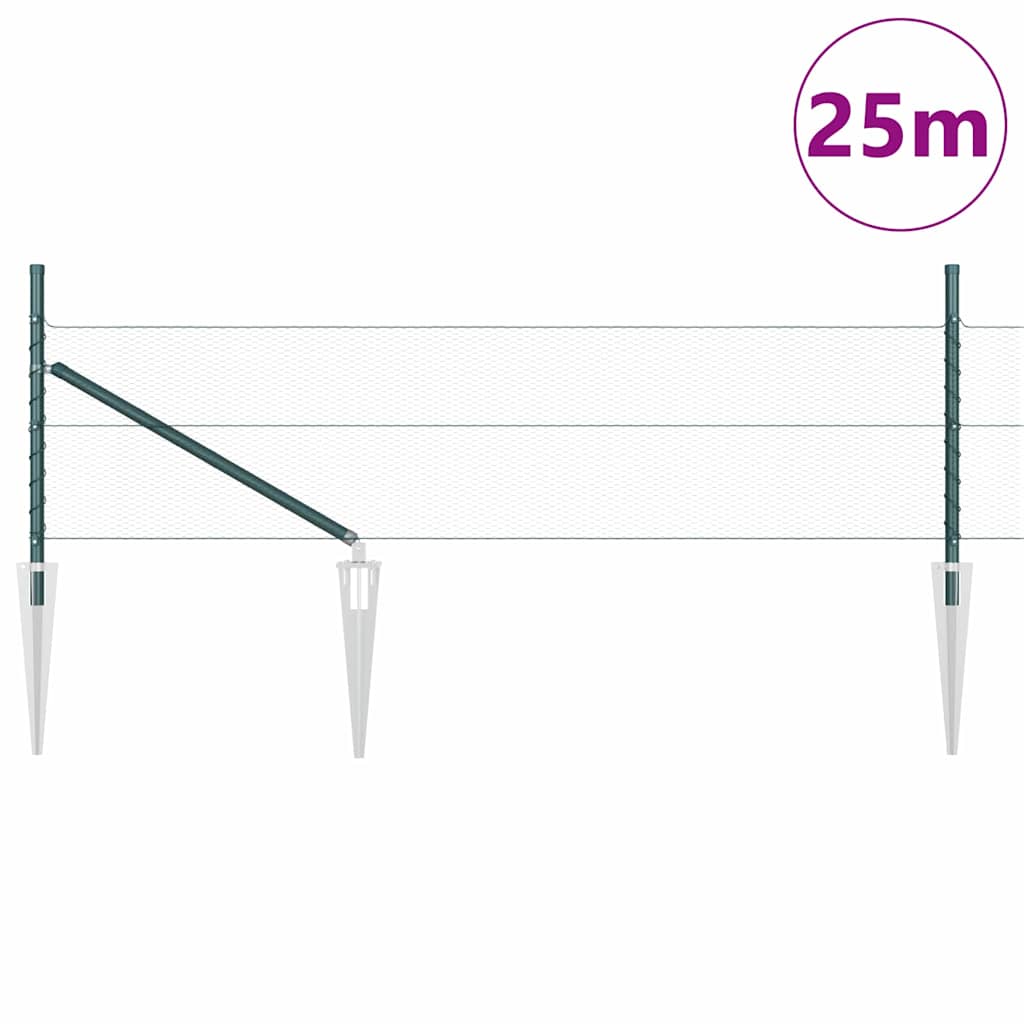 Zavareno žičano ograđivanje s bodljama 25 x 0,5 m (Š x V)