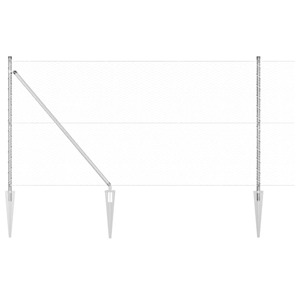 Zavareno žičano ograđivanje s bodljama 50 x 1,4 m (Š x V)